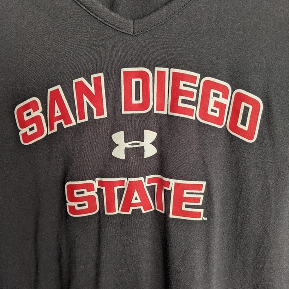 (Under Armour) Black San Diego State Hoodie Med - Picture 7 of 9